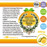 Organic Greek Garcinia Cambogia Slimming Tablets