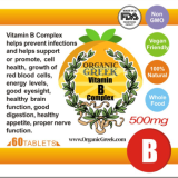 Organic Greek Vitamin B Complex Non GMO