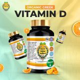 Organic Greek Calcium And Vitamin D 500mg (Pack of 3)