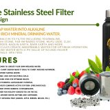 Organic Greek Black Vitamin Bottles® + 2 Extra Filter