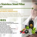 Organic Greek Black Vitamin Bottles® + 2 Extra Filter