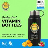 Organic Greek Black Vitamin Bottles® + 2 Extra Filter